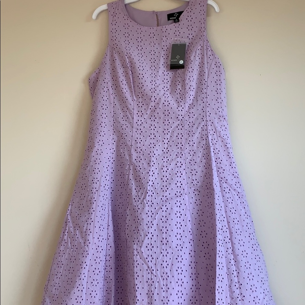 Ronni Nicole fit and flare chickan work dress